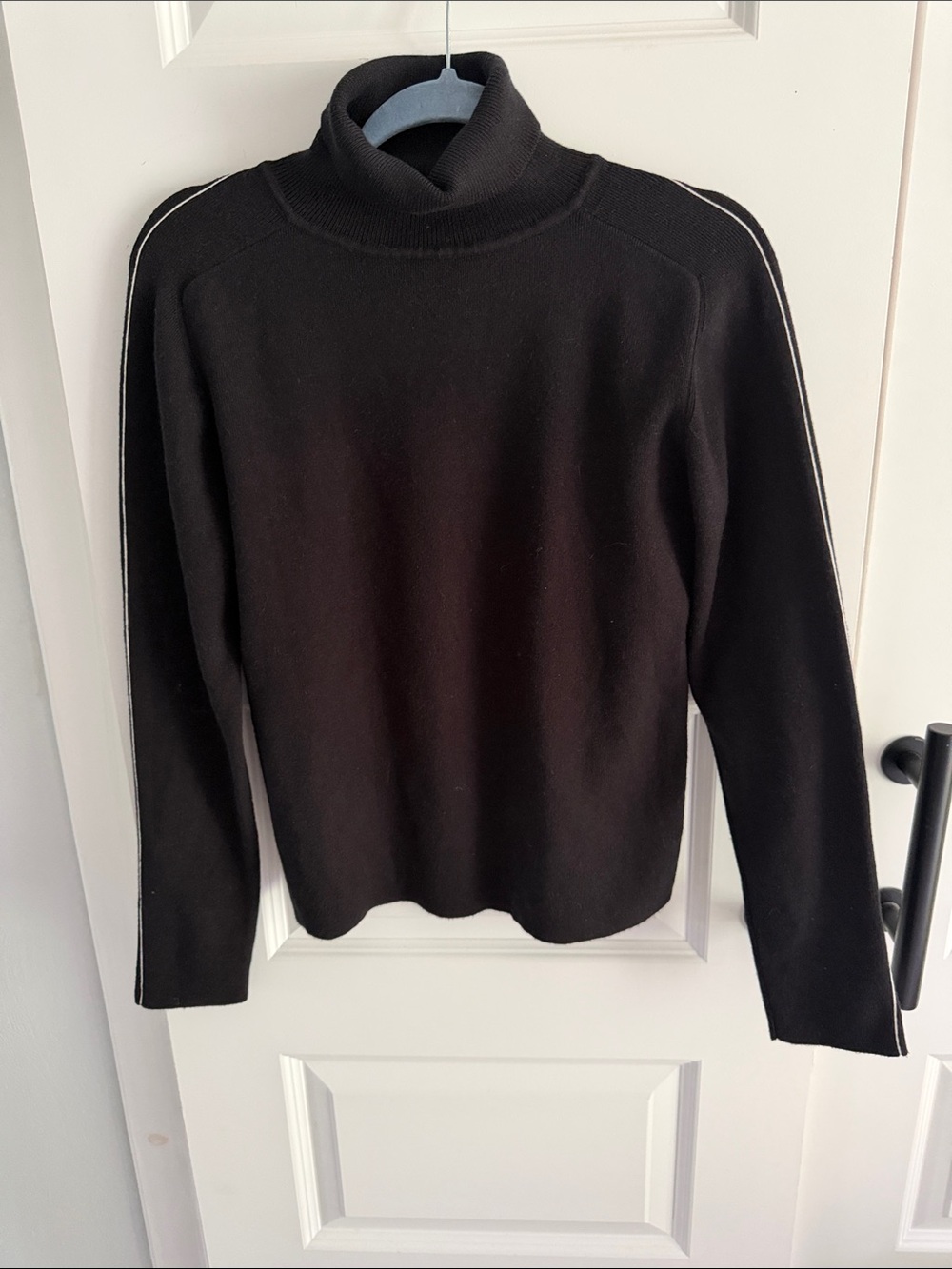 Classic Black Turtleneck Sweater - Women's